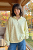 Толстовка в цветочек OVERSIZE (хлопок)